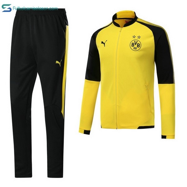 Chandal Borussia Dortmund 2017/18 Negro Amarillo Marino